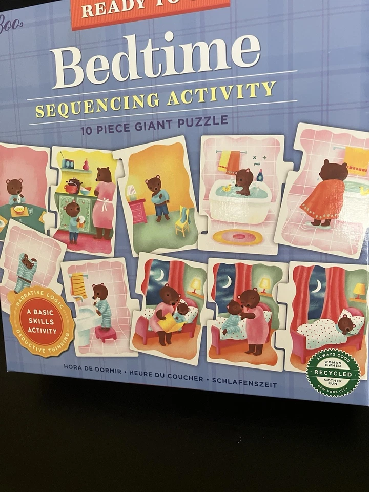 Ready to Go Puzzle - Bedtime Sequencing Activity, Ages 3+Deductive Thinking -New - Image 2 of 4