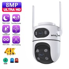 8MP Wireless IP Camera WIFI Outdoor CCTV PTZ Smart Home Security IR Cam IP66 4K