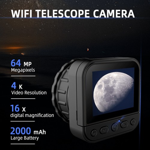 2.4G WiFi Teleskop Okular Kamera 64MP 4K Digital Elektronisch Okular Bildschirm - Bild 2 von 13
