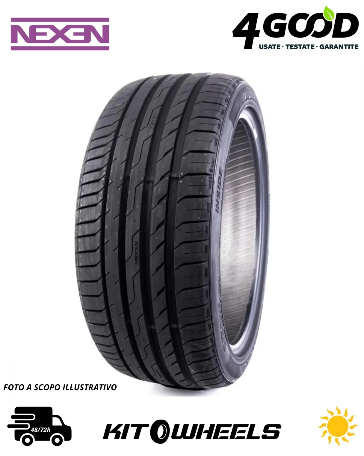 PNEUMATICI USATI NEXEN 235/50 R18 97V N'FERA PRIMUS SU1 PLUS DOT2023 ESTIVI