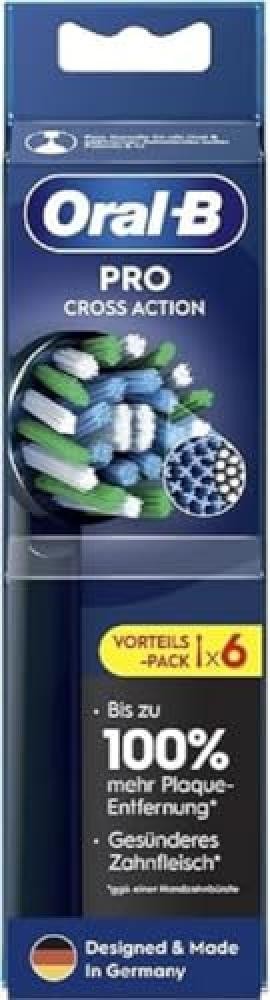 Oral-B Pro CrossAction - Set di 6 testine di ricambio per spazzolino elettrico, 