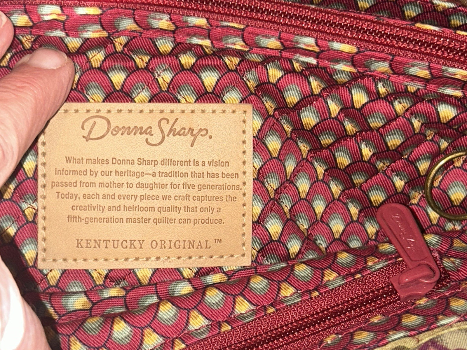 Donna Sharp Quilted Cottagecore Patchwork Colorbl… - image 12