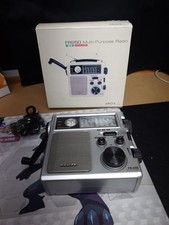 Eton FR-250 AM/FM/Short Wave DX Radio W/ Light/Siren/Crank White Works