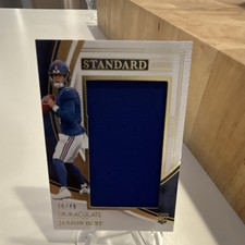 2025 Panini Immaculate Jaxson Dart Rookie Jersey Card /49 New York Giants