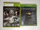 Injustice Lot of 2: Injustice: Gods Among Us (Xbox 360) & Injustice 2 (Xbox One)