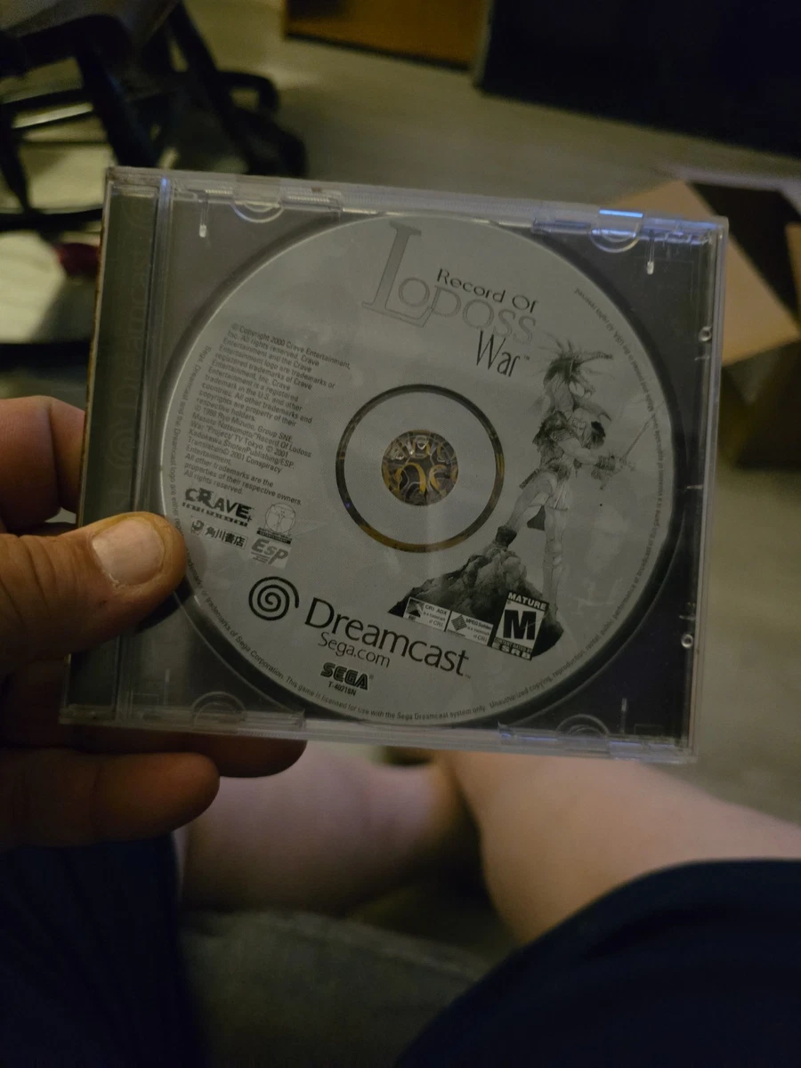 Sega Dreamcast Record of Lodoss War Video Games for sale | eBay
