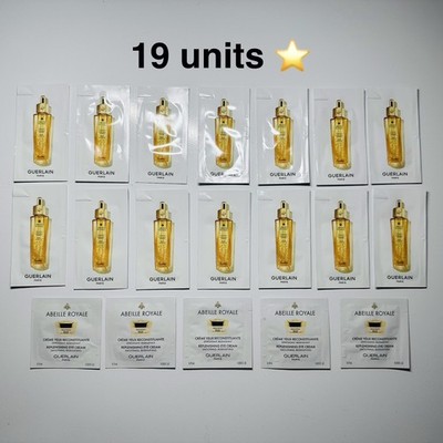 Guerlain Abeille Royal Skincare. Oil and Eye Cream. Travel Size. Set of 19 Units
