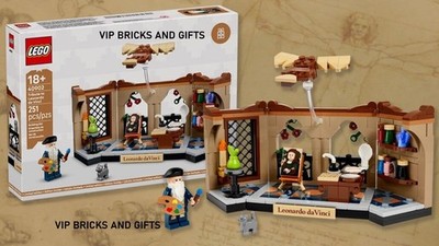 LEGO 40902 Tribute to Leonardo da Vinci - Brand New  ship in extra box worldwide
