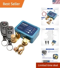 Compact Smart Voltage Kill Switch—120A Remote Battery Disconnect for Vehicles