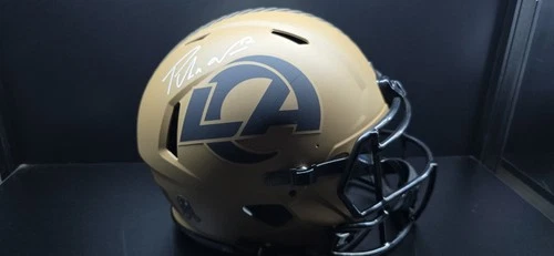 Los Angeles Rams Puka Nacua FS Authentic Salute To Service Signed Fanatics COA