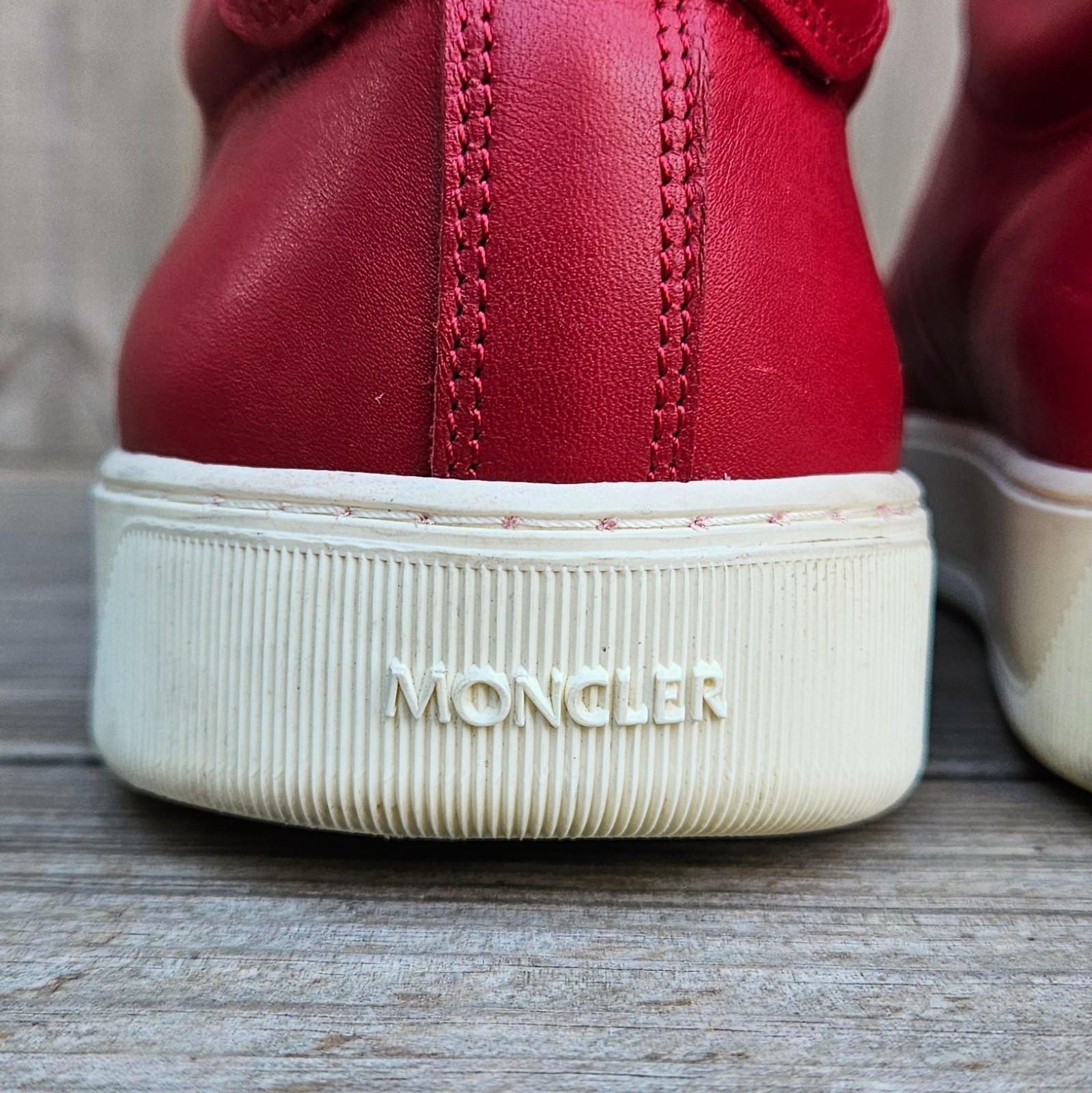 Moncler Vincent Low Top Sneakers Red Size 9 D US $570 thumbnail 8
