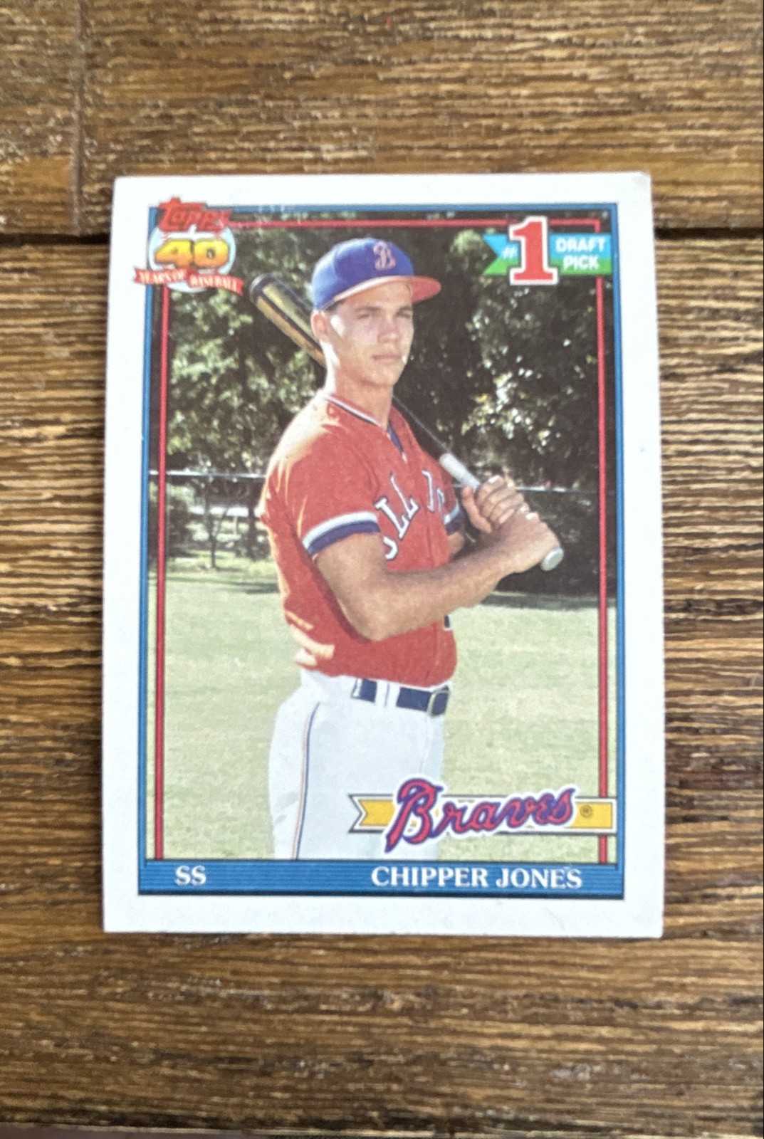 1991 Topps - Chipper Jones #333 (RC)