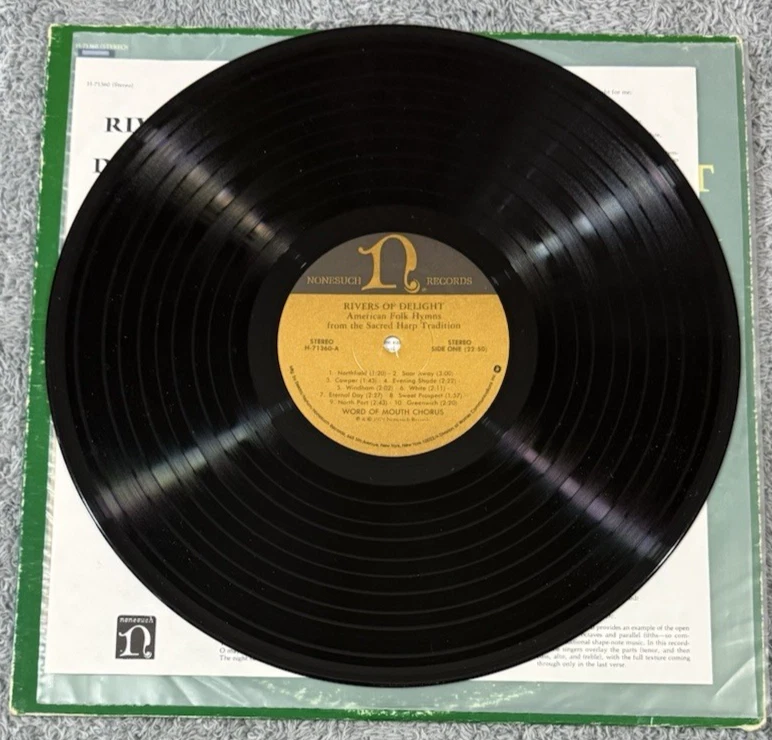 Rivers of Delight American Fold Hymns Sacred Harp Word of Mouth Chorus Nonesuch - Image 4 of 4