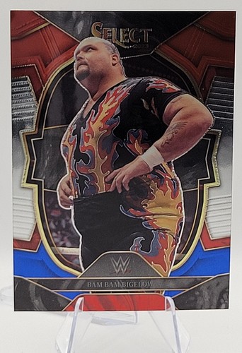 Bam Bam Bigelow [Red Blue] #57 2023 Panini Select WWE card