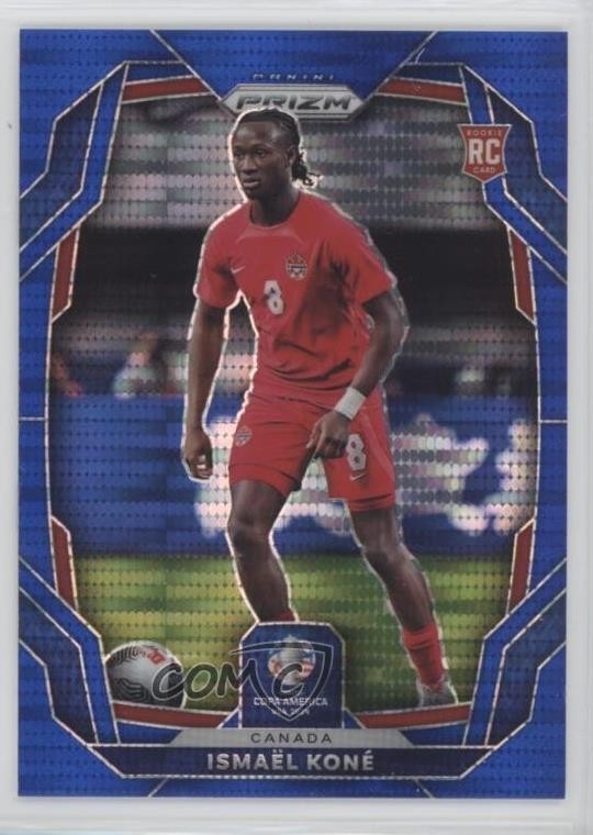 2024 Panini Prizm CONMEBOL Copa America Blue Pulsar 54/75 Ismael Kone #173 18mh
