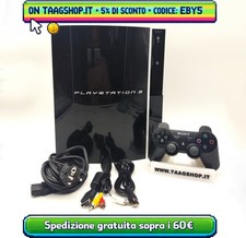 PLAYSTATION 3 FAT PS3 CONSOLE SONY CECHL04 80GB FUNZIONANTE FAST SHIP 24H
