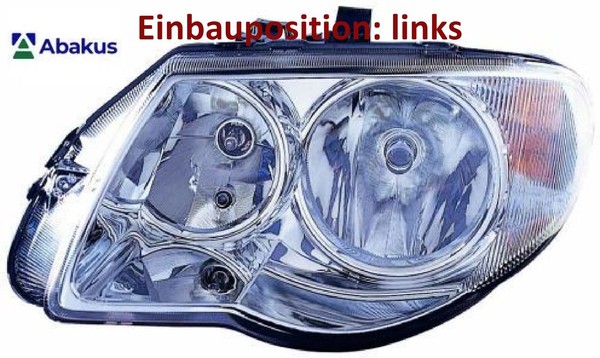 Abakus 433-1105L-LD-EM Hauptscheinwerfer Links Scheinwerfer FüR Chrysler-image