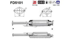 PARTIKELFILTER FÜR FORD MONDEO IV (BA7) - AS FD5101