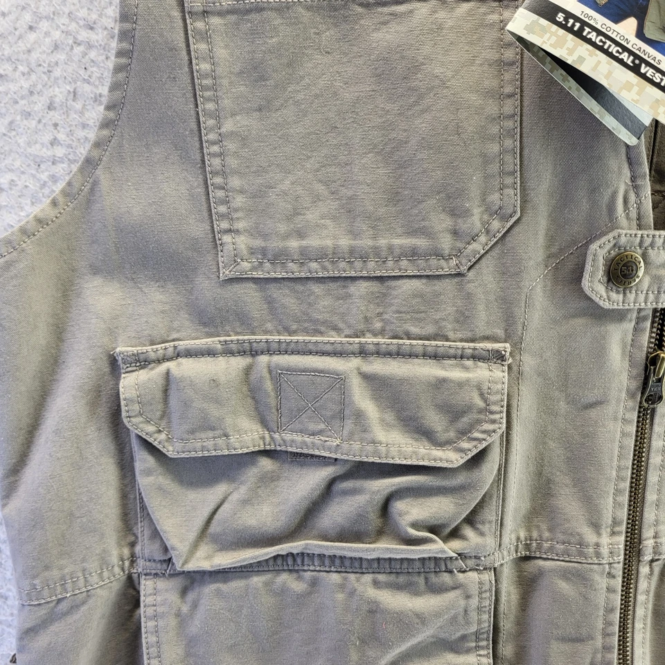 5.11 TACTICAL SERIES Mens Vest Pockets Galore Outdoor Sports Sz XL 80001 NWT - Image 4 of 4