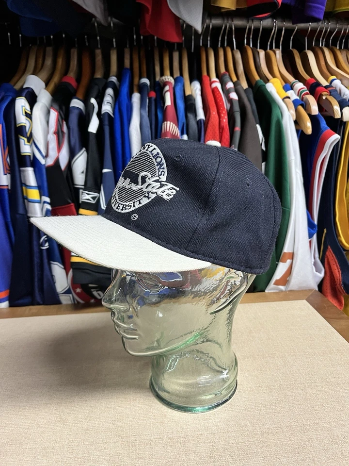 Vintage 90s The Game Penn State University PSU Lions Fitted Hat Size 7 1/4 - Image 3 of 4