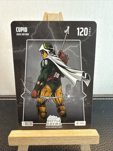 Jordan Love CUPID Steel 2026 Bo Jackson Battle Arena Card #133 Green Bay Packers