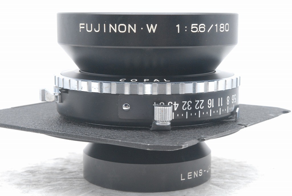 FUJINON W 1:5.6/180 レンズ Exc Fuji Fujinon W 180mm f/5.6 f 5.6 Lens w/Copal no,1 shutter