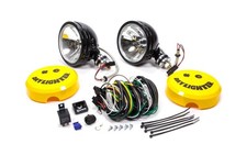 KC HiLiTES 238 Daylighter Black 100w Spot Beam Light System