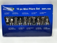 Blue Point By Snap On 10 Piece Mini Plier Set Bmpl1000 Blue Point By Snap On 10 Piece Mini Plier Set Bmpl1000