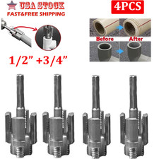 4pcs Integrated Internal  External Pipe Threading-Tool,PVC Pipe Threader Kit