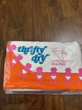 Thrifty Dry 12 Cloth Diapers NIP