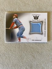 2021 Sportkings Volume 2 Memorabilia #SMTS Ted Simmons