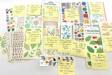 Mrs. Grossman  s Stickers Vintage Rare New: 23 pkgs 59 sheets 1802 stickers