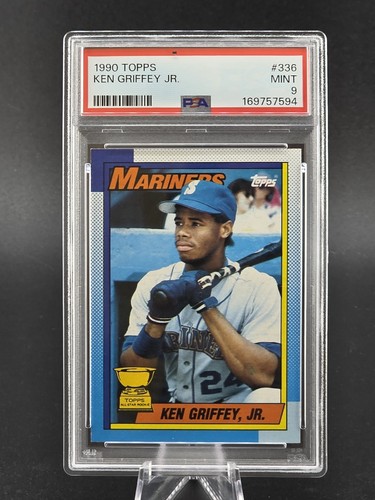 1990 Topps Ken Griffey Jr. #336 Topps All-Star Rookie Seattle Mariners PSA 9