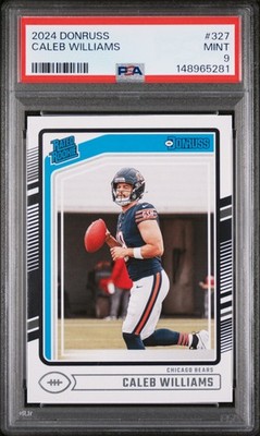 2024 Panini Donruss CALEB WILLIAMS #327 PSA 9 MINT RC Rookie Card  