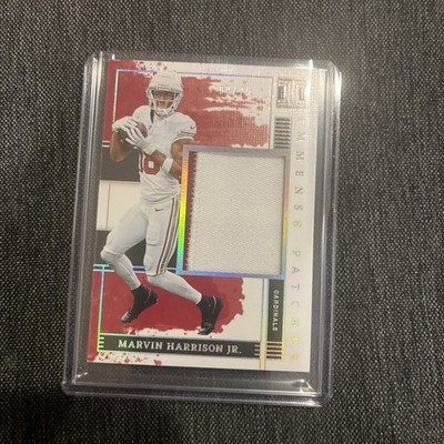 2025 Panini Impeccable Marvin Harrison Jr. Immense Patches /25 MEM Cardinals BS7