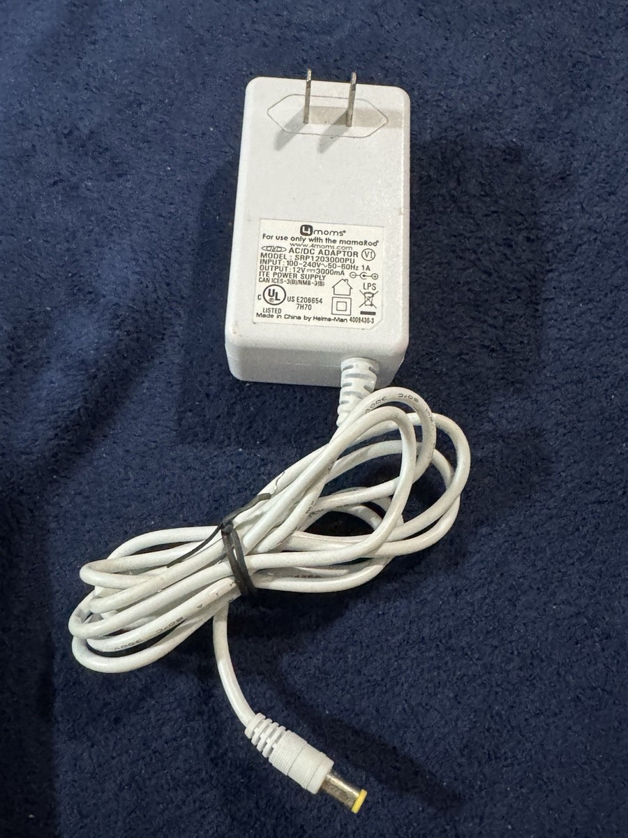 4moms MamaRoo Swing DC Supply Electric Power Cord, AC Adapter