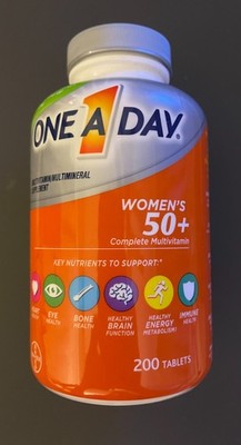 New!! One A Day Women 50 Plus Healthy Advantage Multivitamin Exp 2/27 200 Count