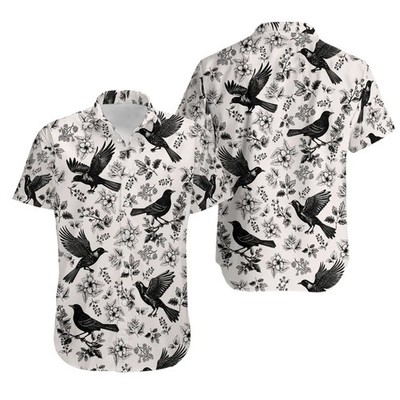 Starling Bird Hawaiian Shirt Wildlife Nature Theme Mens Womens Gift Idea