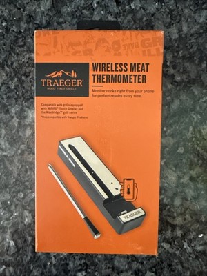 New Traeger Wireless Meat Thermometer, WiFire & Woodridge Grill Compatible