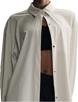 Nike Dri-FIT 24.7 Womens PerfectStretch Oversized Training Shirt XL Ivory NWT