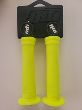 ODI Longneck BMX Single Ply Grips Fluro Yellow 143mm NEW USA Made