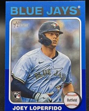 2024 Topps Heritage High Number JOEY LOPERFIDO Blue Border SP Rookie Card #709