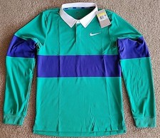 Nike Court Advantage Slam Dri-fit ADV Tennis Polo Men's S 120 NWT IB8141 L/S