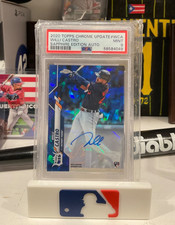 2020 Topps Chrome Update Sapphire Willi Castro RC Auto #RA-WCA PSA 9 Puerto Rico
