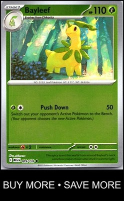 Bayleef 009/132 Mega Evolution Reverse Holo nisimono