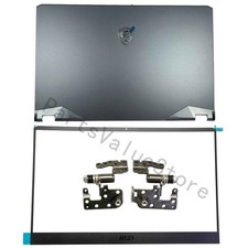 New MSI GE76 GP76 Raider 10SFS MS-17K1 K2 K4 Lcd Back Cover Lid Bezel Hinges US