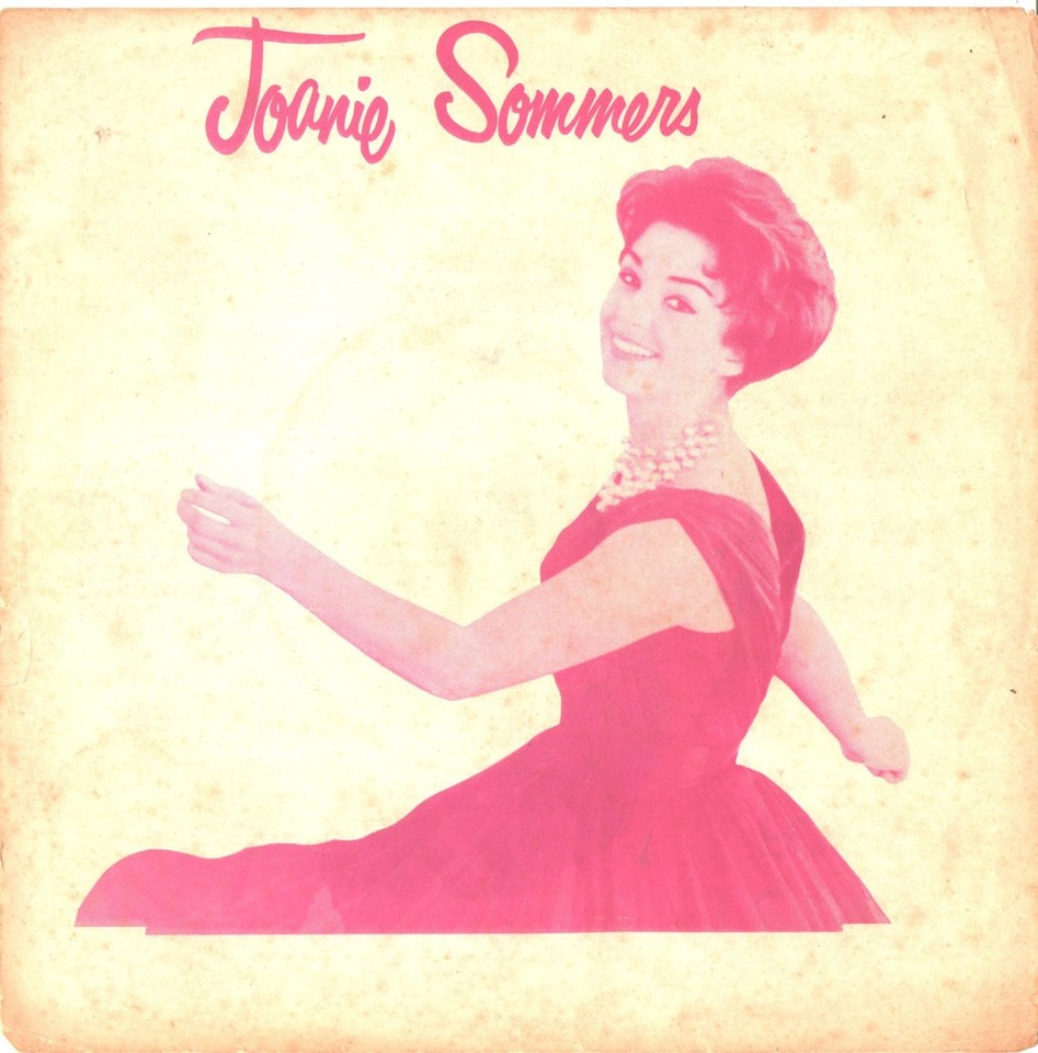 PATSY CLINE-RARE JUKE BOX DISPLAY INSERT+45--JOANNIE SOMMERS ON BACK ...