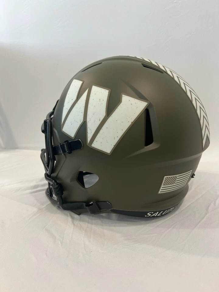 Capacete Ryan Kerrigan Washington Redskins Speed STS tamanho completo assinado com certificado de autenticidade - Imagem 3 de 4