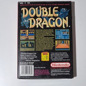 Double Dragon NES Nintendo Complete - Nice Condition
