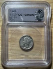 1942 Silver Mercury Dime - 10 Cent - ICG Certified Genuine